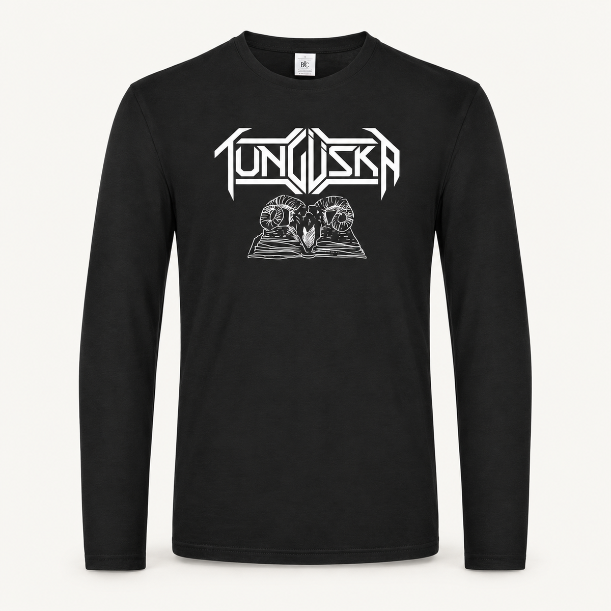 Tunguska Necronomicon long sleeve T-shirt, front view