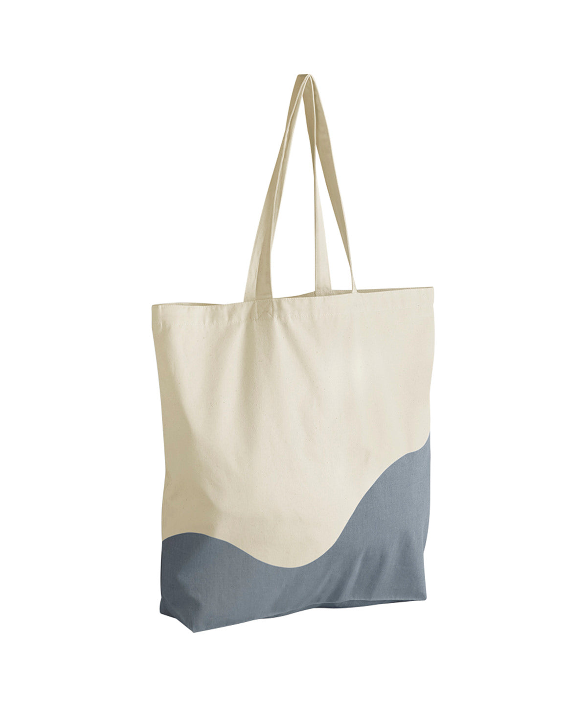 Westford Mill Organic cotton wave print maxi tote