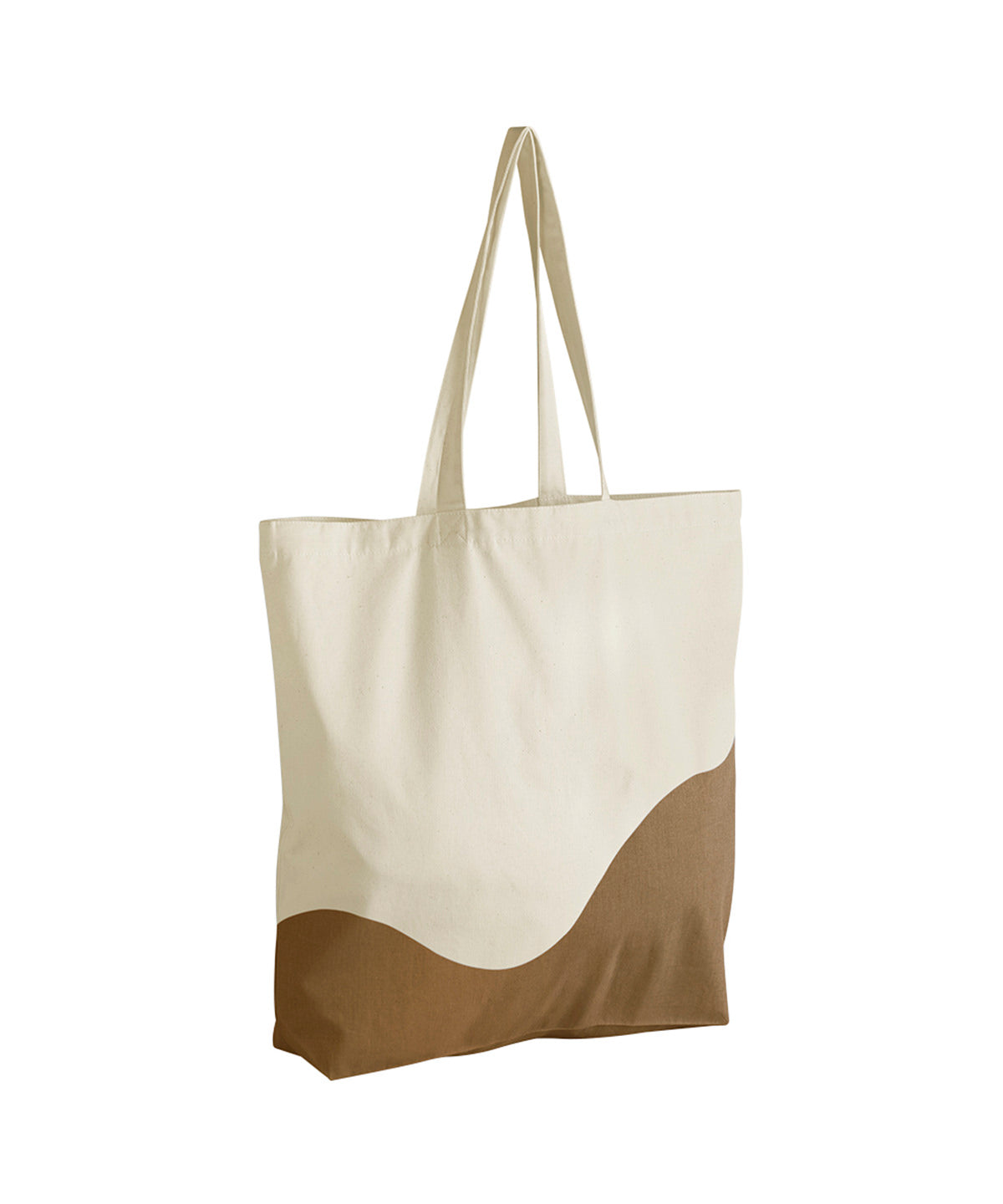 Westford Mill Organic cotton wave print maxi tote