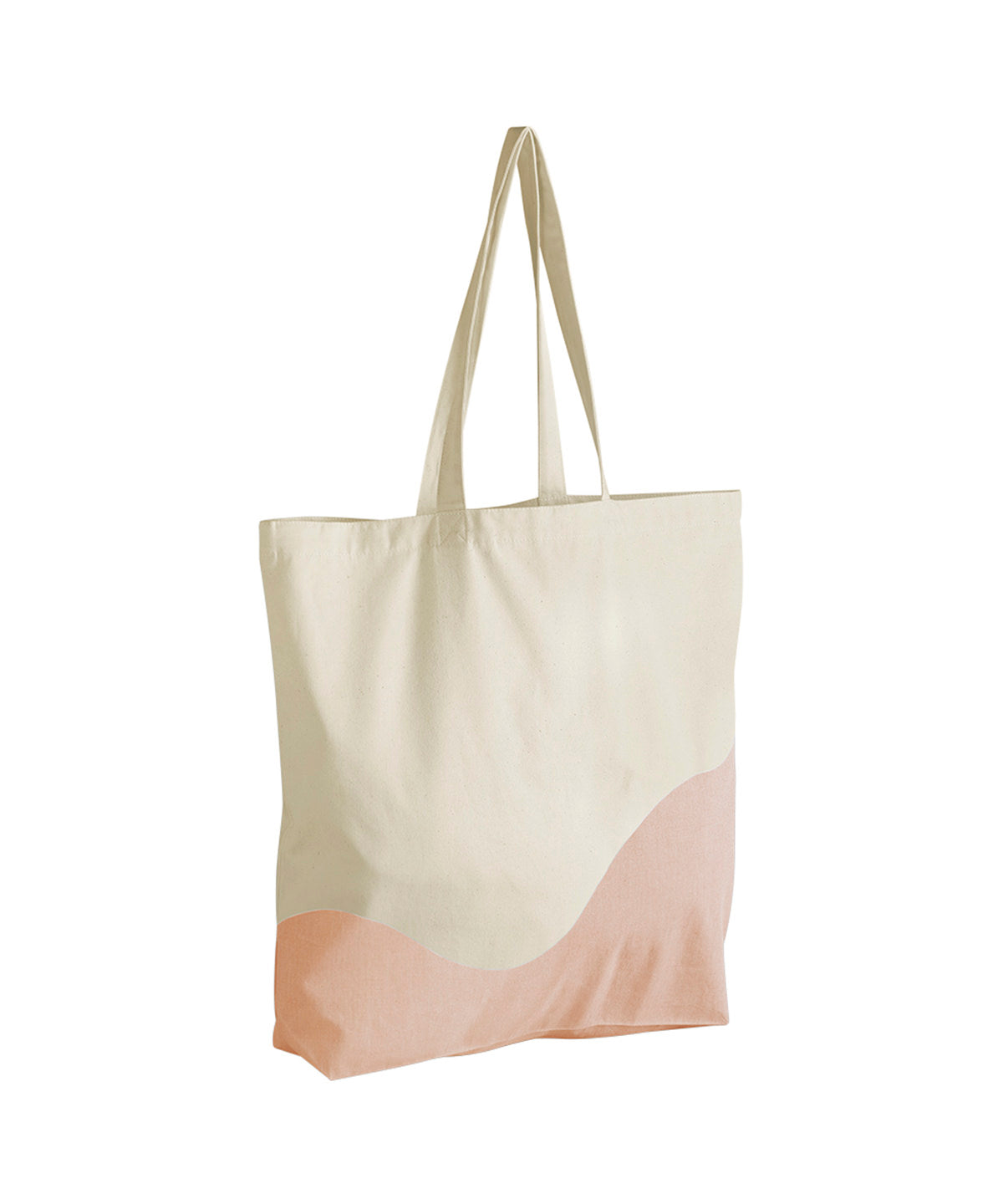Westford Mill Organic cotton wave print maxi tote