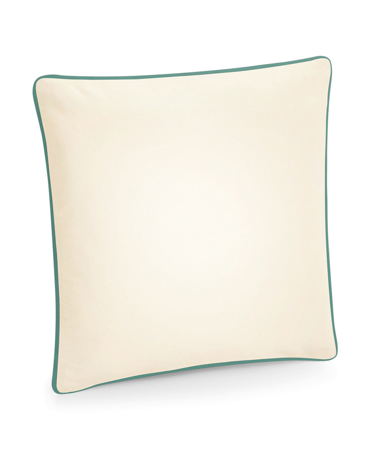 Westford Mill Fairtrade cotton piped cushion cover