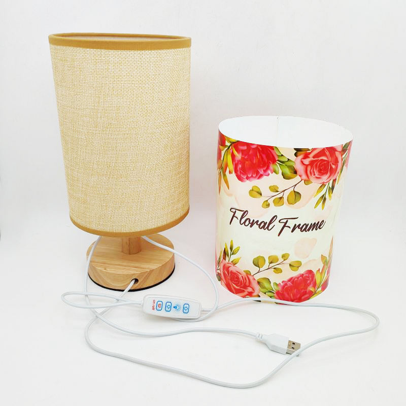 Wooden USB Night Lamp - Natural