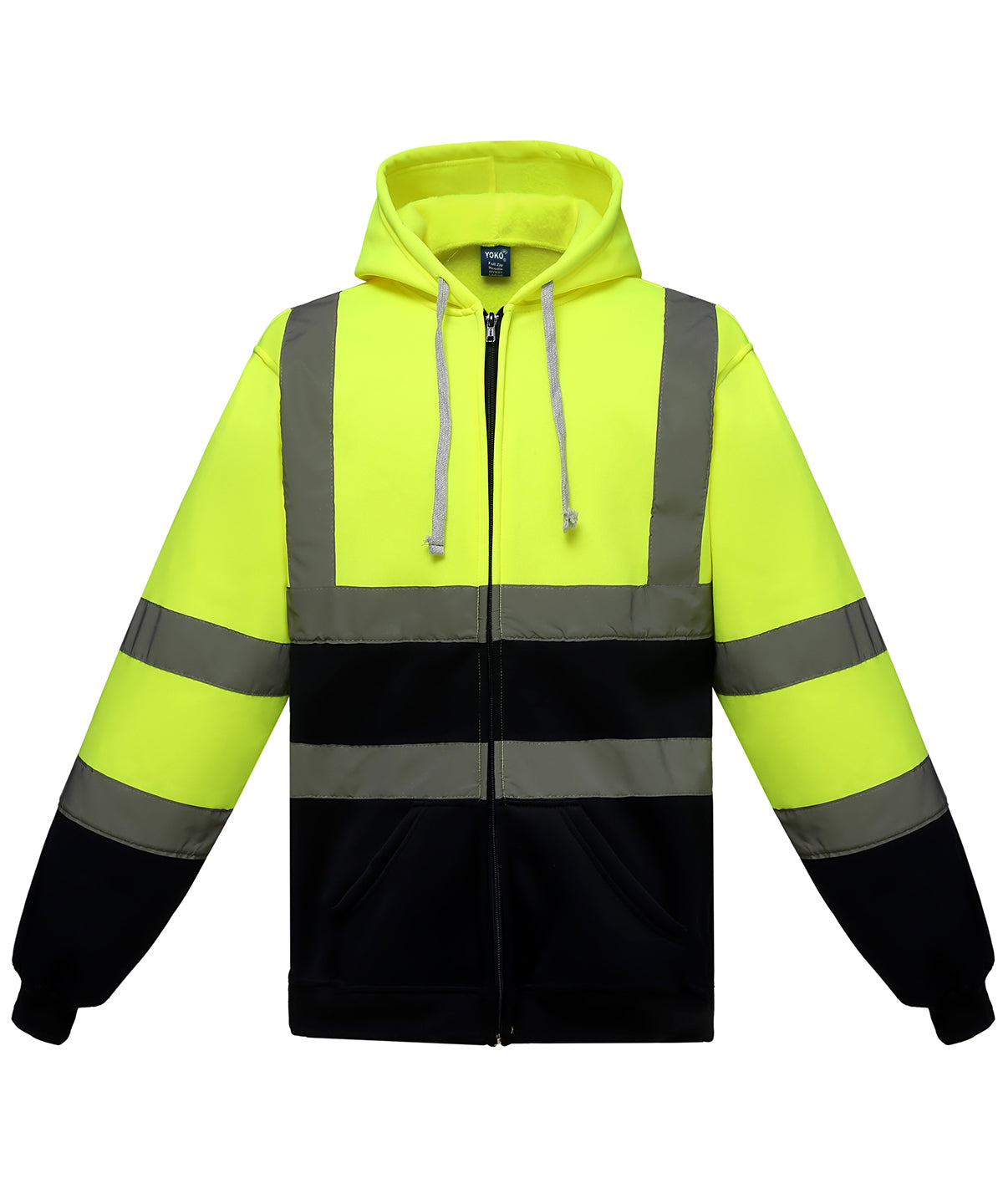 Yoko Hi-vis zip hoodie (HVK07)