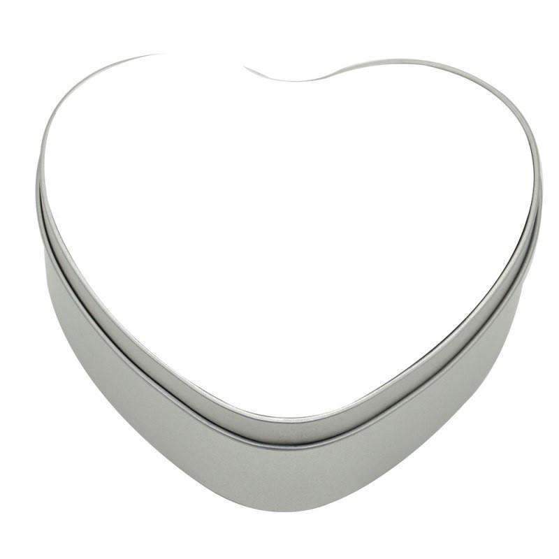 Heart Keepsake Tin - Silver