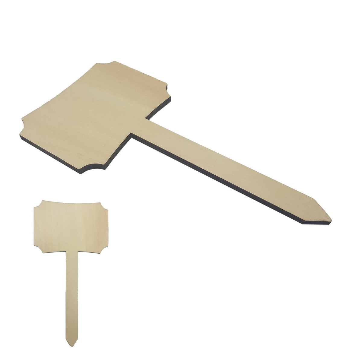 Wooden Plant Tag - Natural