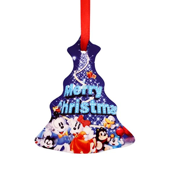 Plastic Christmas Decoration - White / Tree