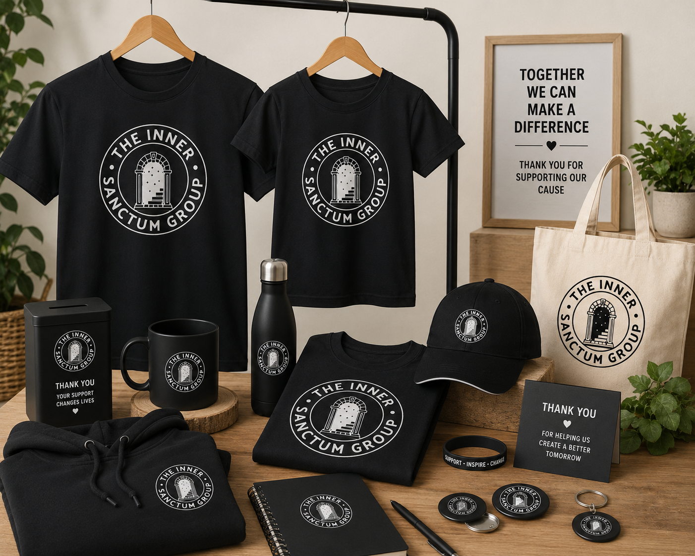 Charity T-Shirts & Fundraising Merch | The Inner Sanctum Group