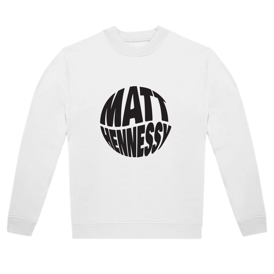 MATT HENNESSY – LOGO SWEATSHIRT (WHITE EDITION)
