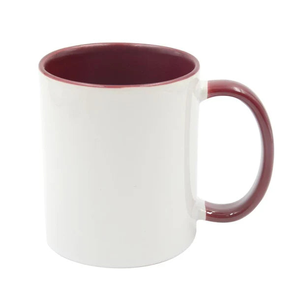 11oz Colour Inner & Handle Mug