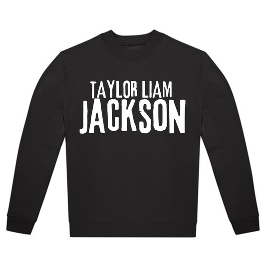 Taylor Liam Jackson – Signature Logo Jumper (BLACK EDITION)