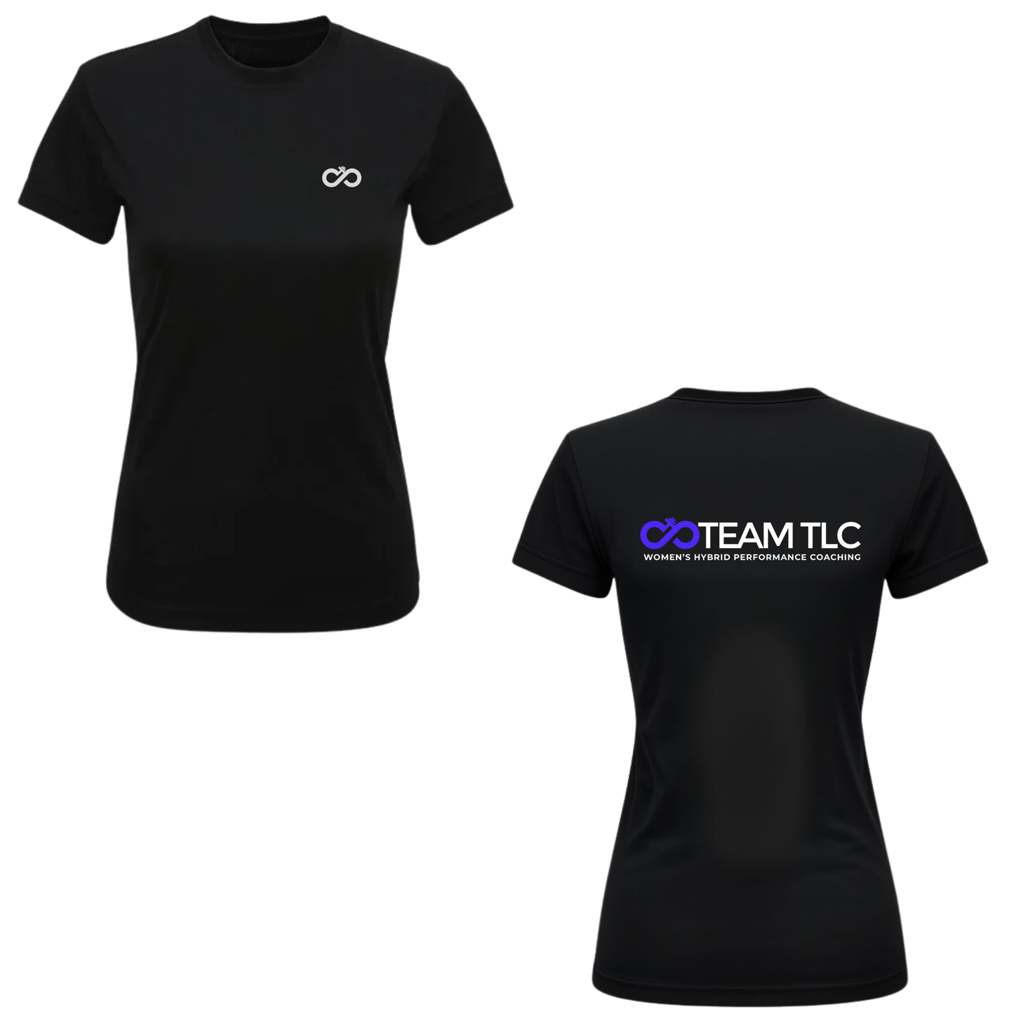 Team TLC Performance T-Shirt - WOMENS (BLACK EDITION)