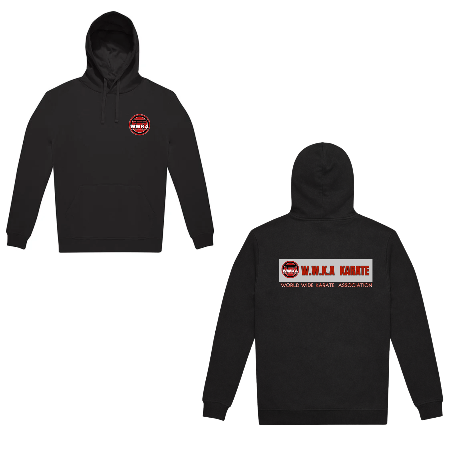 W.W.K.A Karate Pullover Hoodie (BLACK EDITION)