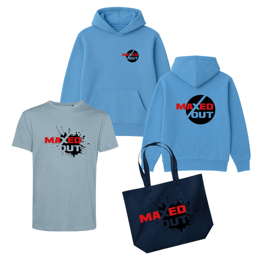 Maxed Out Merch Bundle - Blue Edition
