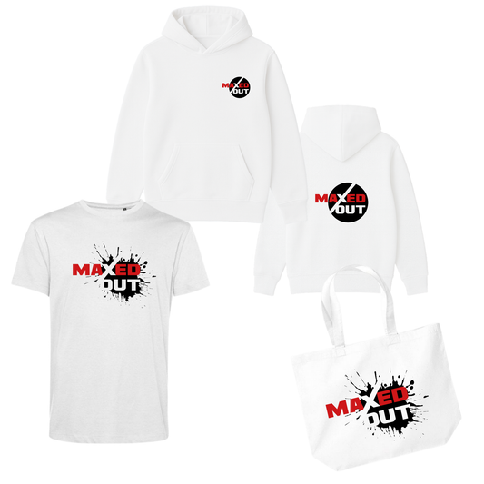 Maxed Out Merch Bundle - White Edition