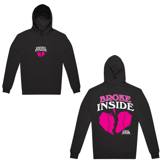 Broke Inside Hoodie (BLACK EDITION) – Taylor Liam Jackson
