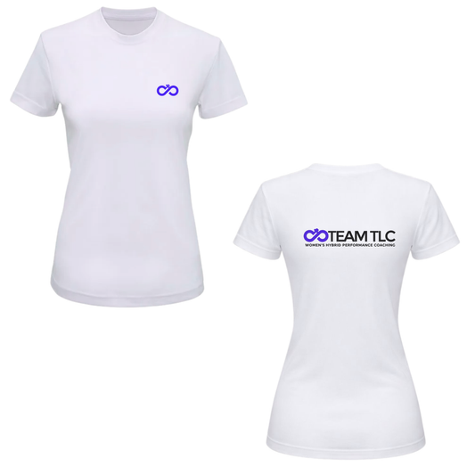 Team TLC Performance T-Shirt - WOMENS (White Edition)