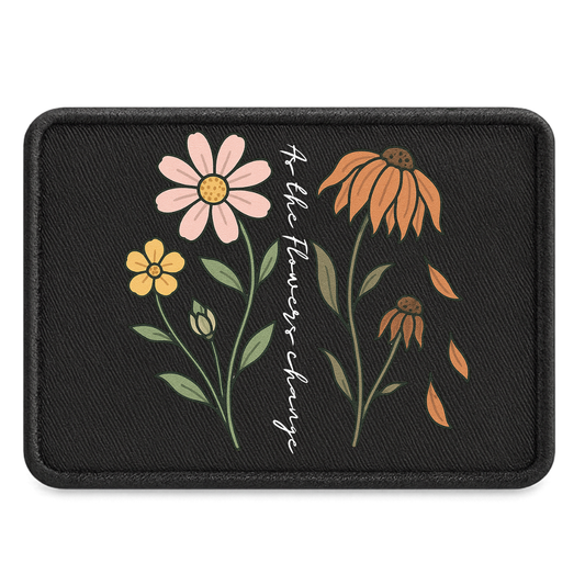 As the Flowers Change – Interchangeable Patch
