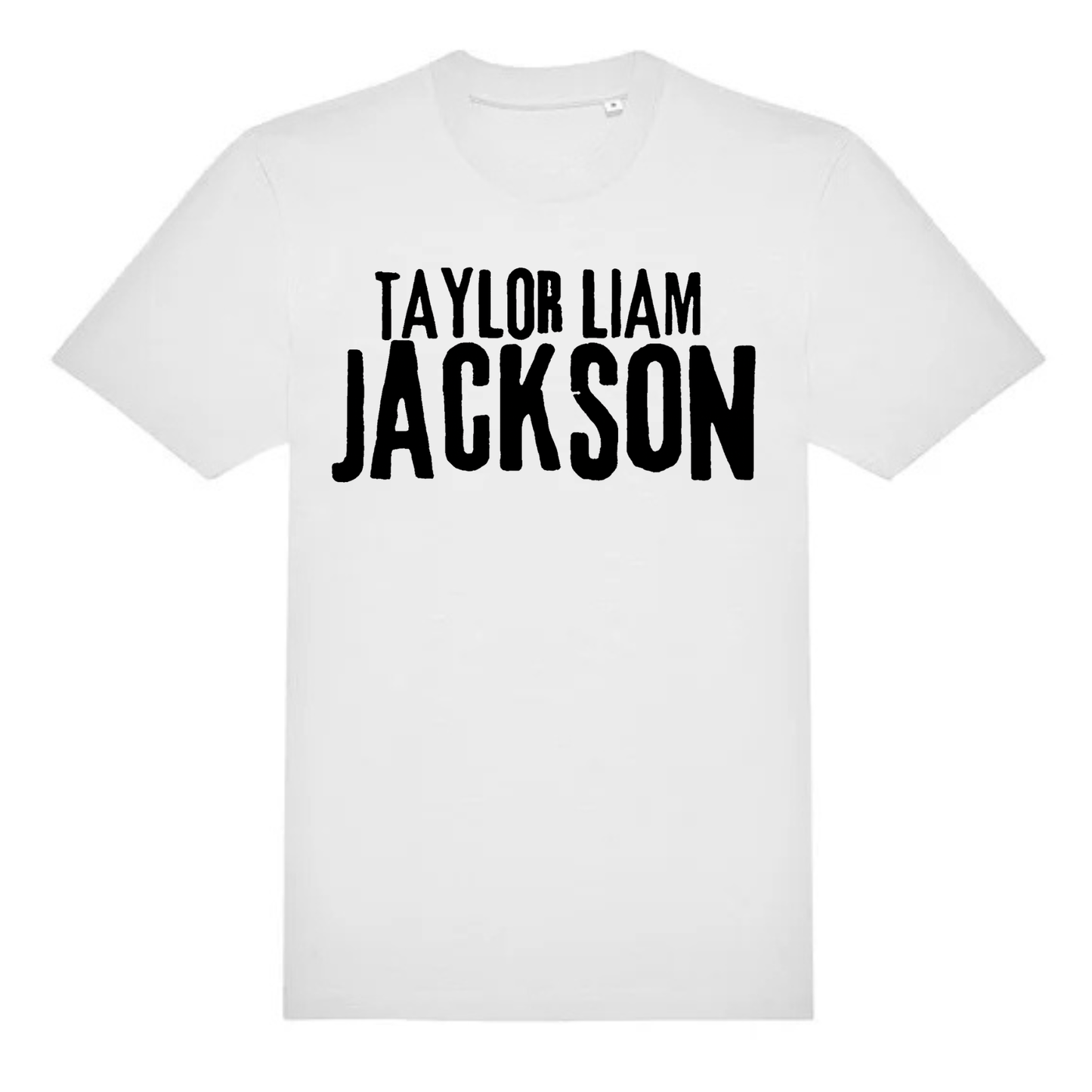 Taylor Liam Jackson – Signature Logo T-Shirt (WHITE EDITION)
