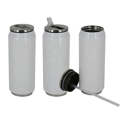 Cola Can Tumbler - Silver / 17oz