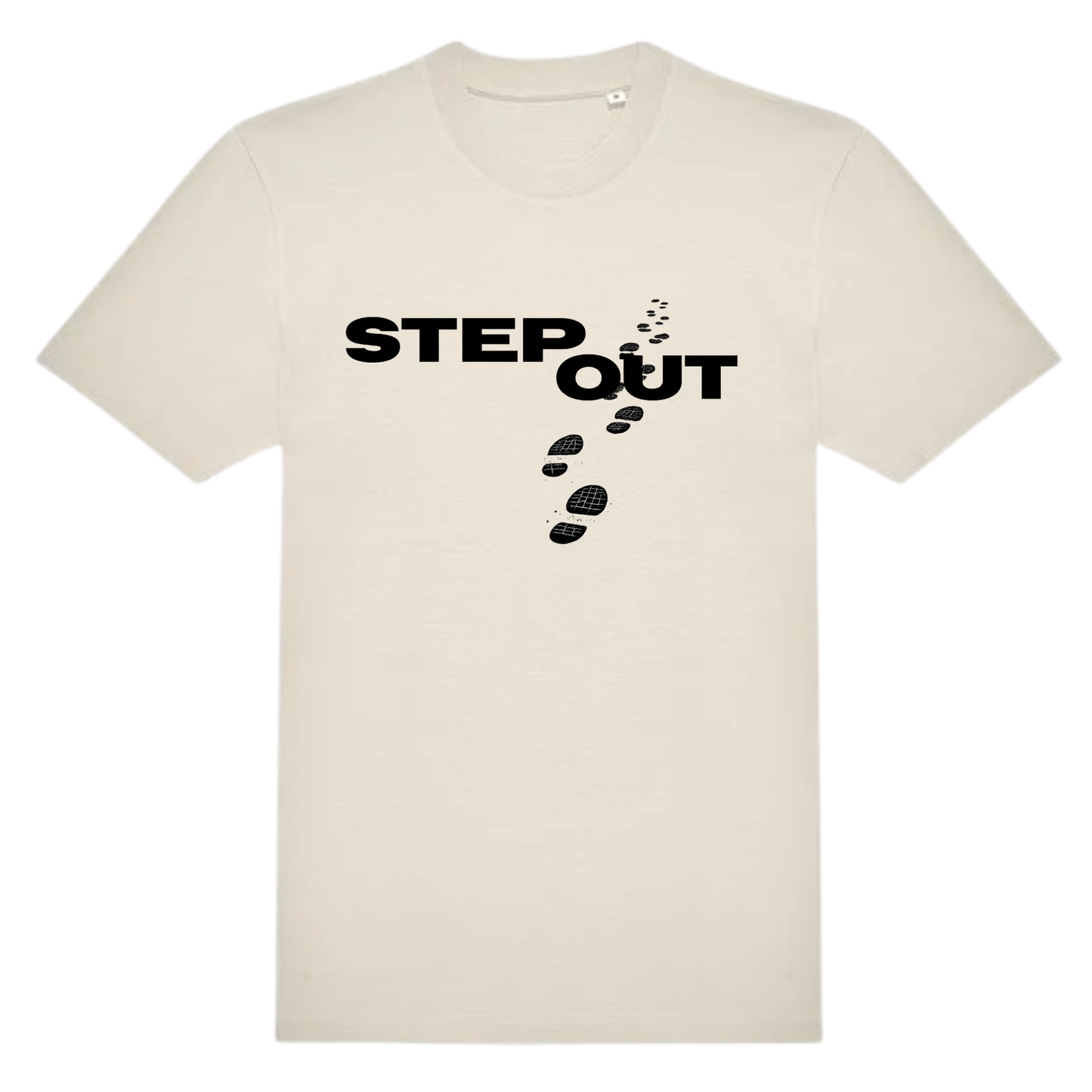 Step Out T-Shirt - Footsteps (OFF WHITE EDITION)