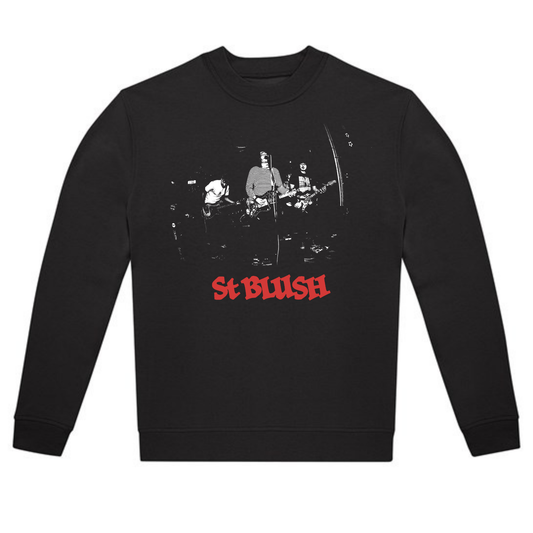 St Blush Live Photo Crewneck (BLACK EDITION)