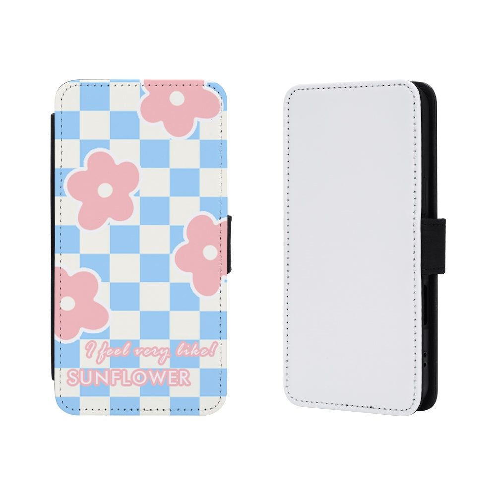 iPhone Leather Flip Photo Case
