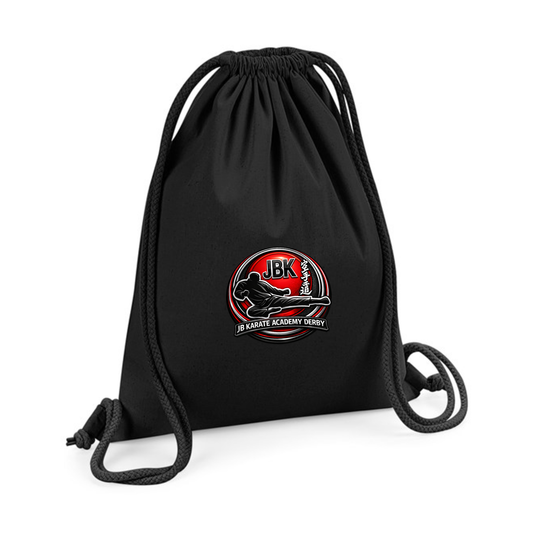 JB Karate Academy Derby Gym Sack (BLACK EDITION)