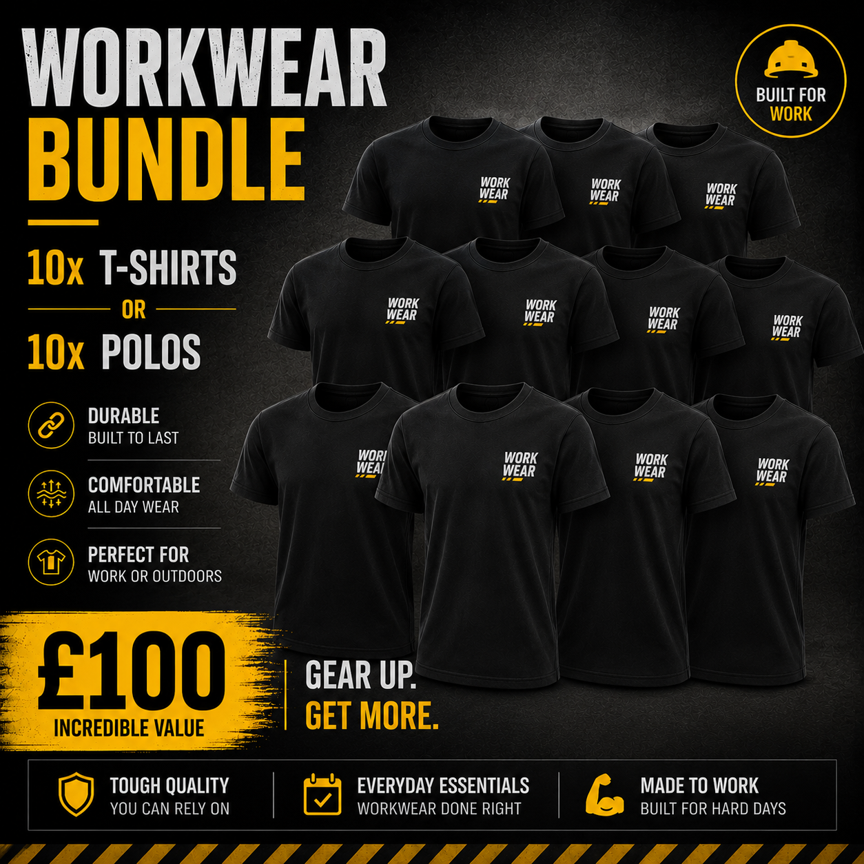 Custom Workwear Bundle – 10 Garments