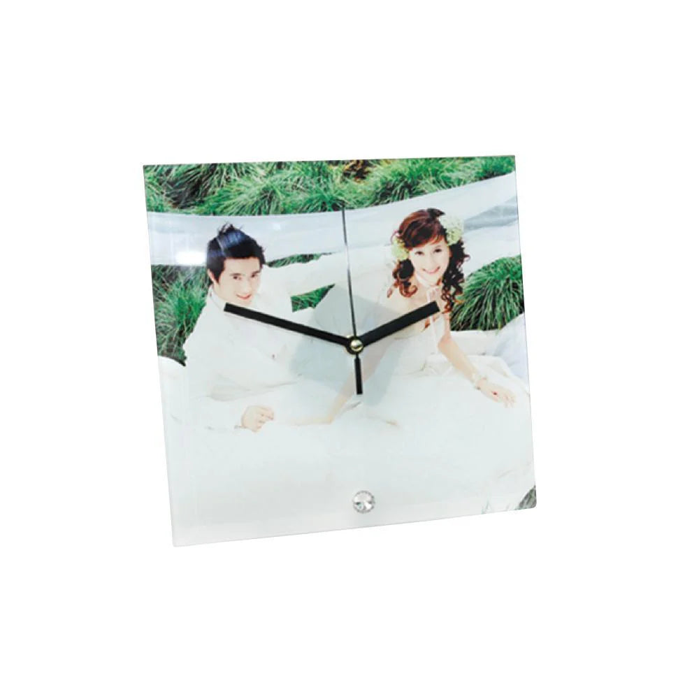 Glass Photo Clock