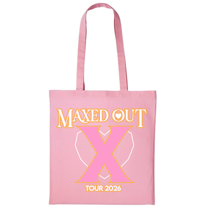 MAXED OUT X TOUR 2026 TOTE BAG (BLACK)