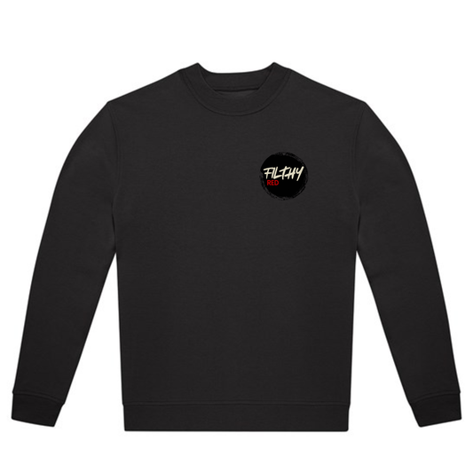 FILTHY RED Logo Sweatshirt (BLACK EDITION)