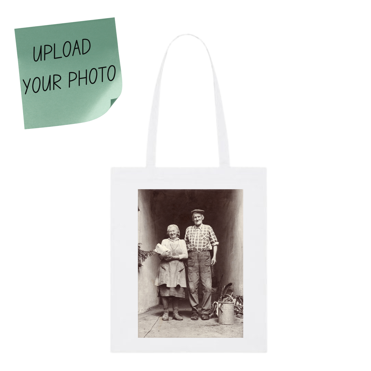 Custom Photo Print Tote Bag