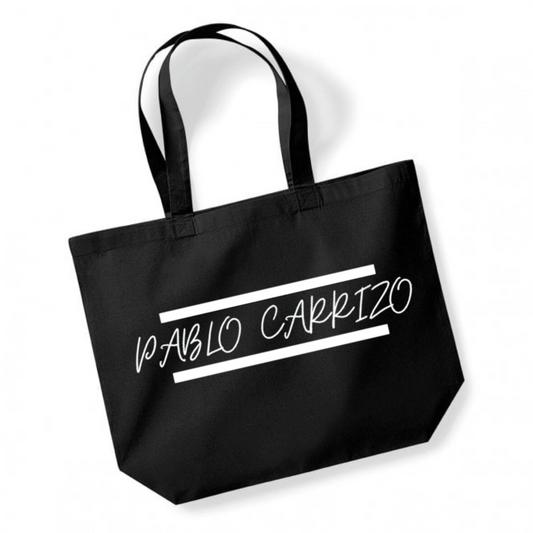 Pablo Carrizo Logo Tote – Black