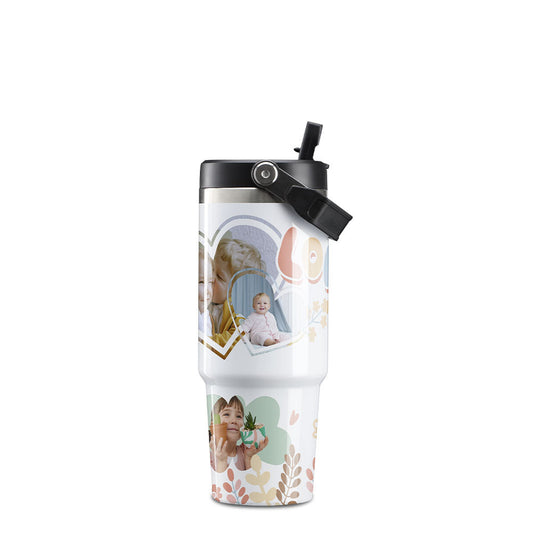 30oz Stainless Steel Tumbler with Handle