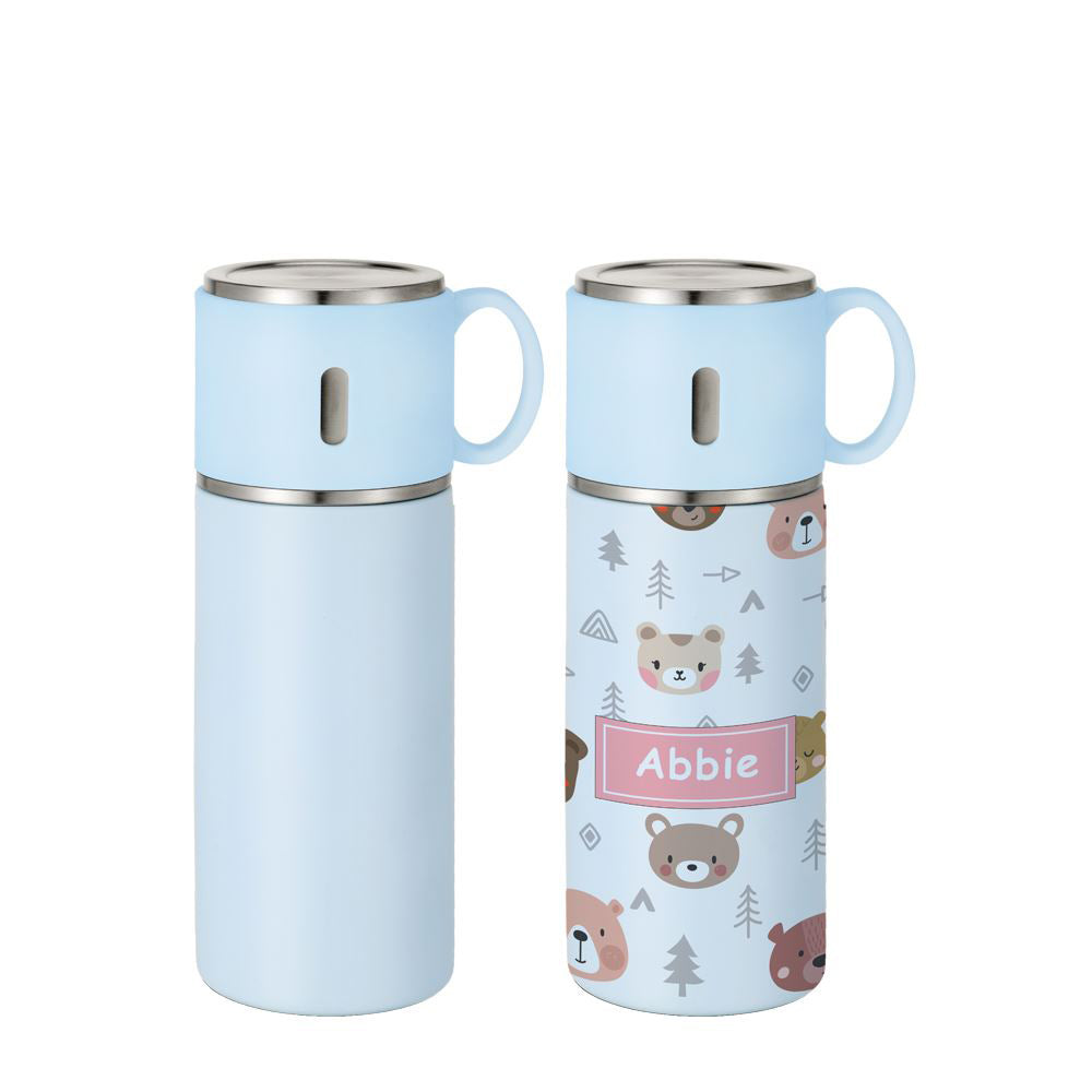 Insulated Stainless Steel Bottle with Cup Lid