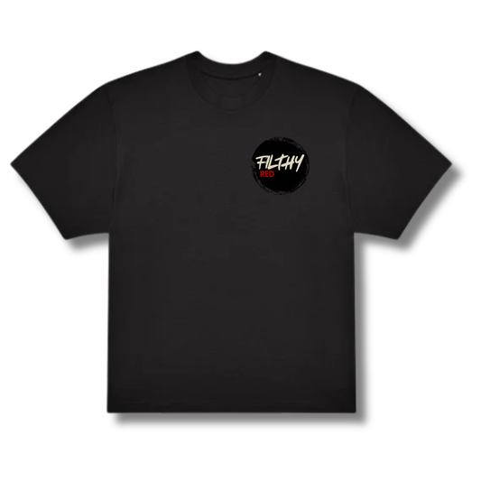 FILTHY RED LOGO T-Shirt (BLACK EDITION)