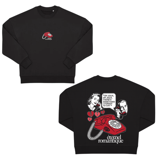 The Public Eye – Éternel Romantique Sweatshirt (Black Edition)