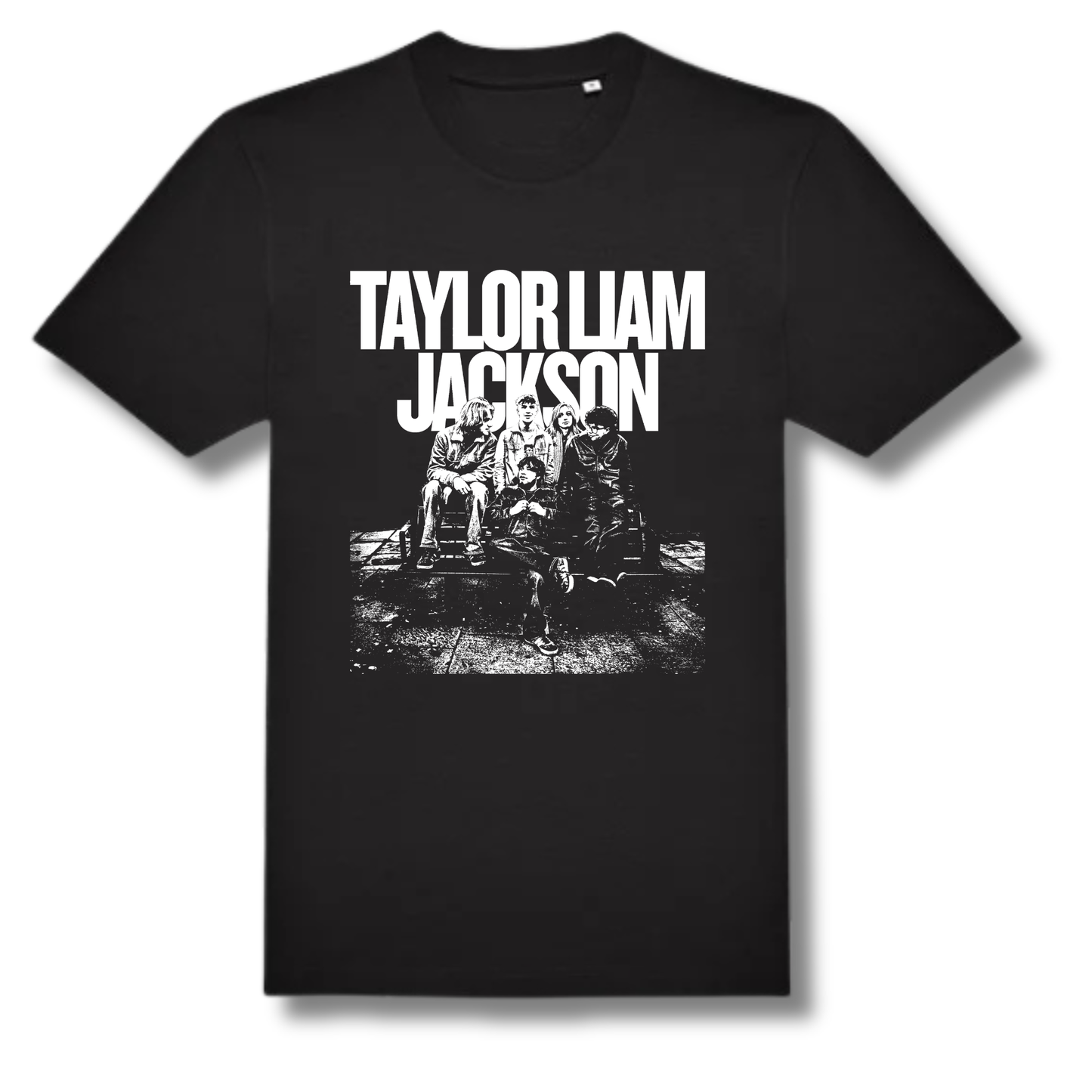 Taylor Liam Jackson Band T-Shirt (BLACK AND WHITE EDITION)
