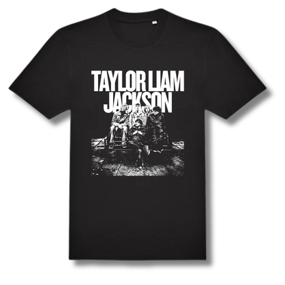 Taylor Liam Jackson Band T-Shirt (BLACK AND WHITE EDITION)
