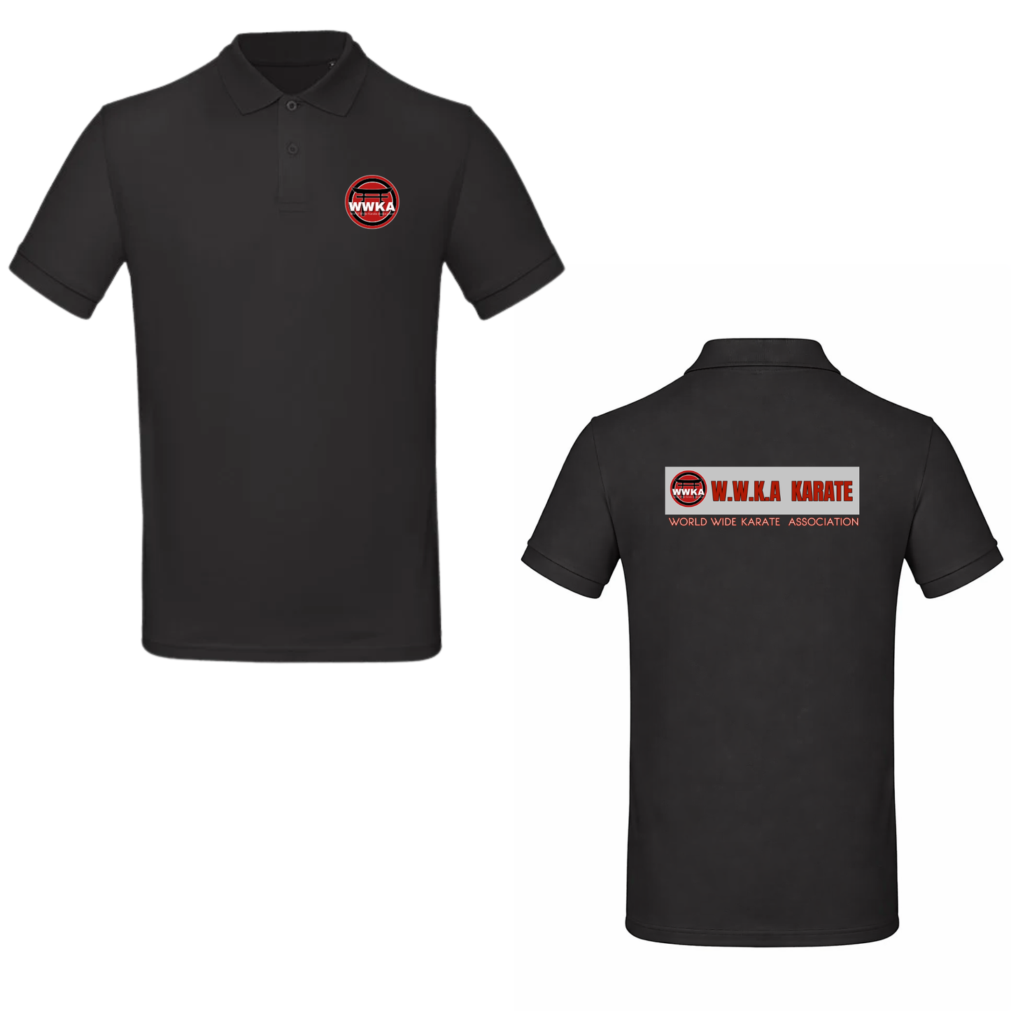 W.W.K.A Karate Kids Polo Shirt (BLACK EDITION)