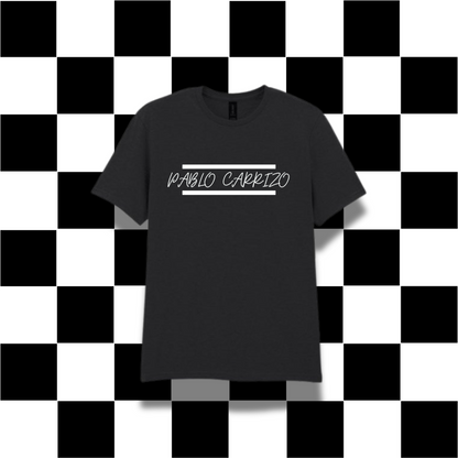 Pablo Carrizo - Logo T shirt - White & Black