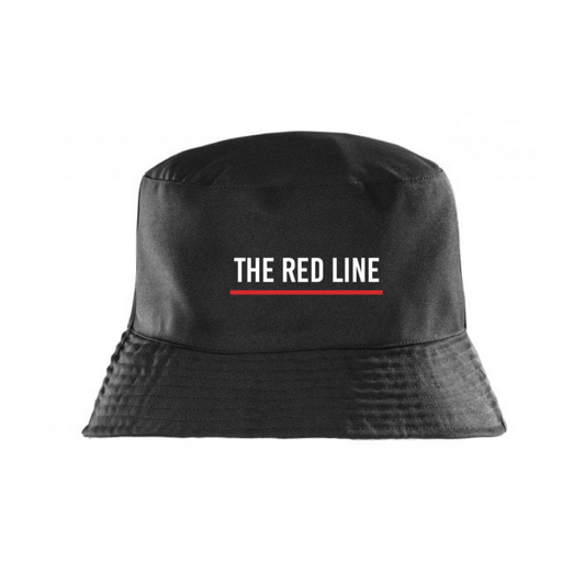 The Red Line Bucket Hat - Black Collection