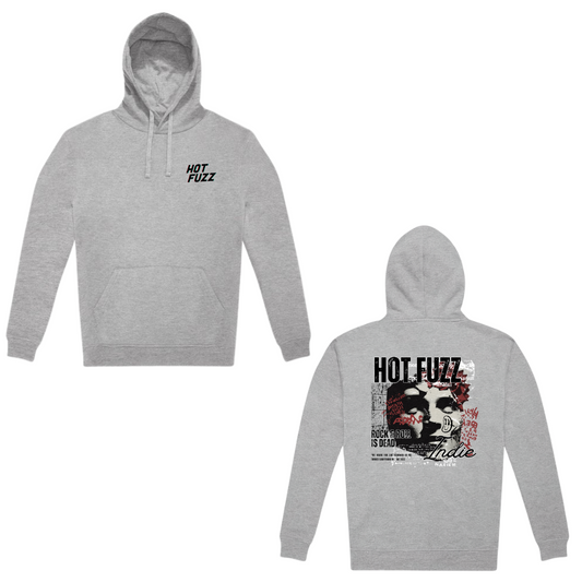 Hot Fuzz Band Hoodie - Grey