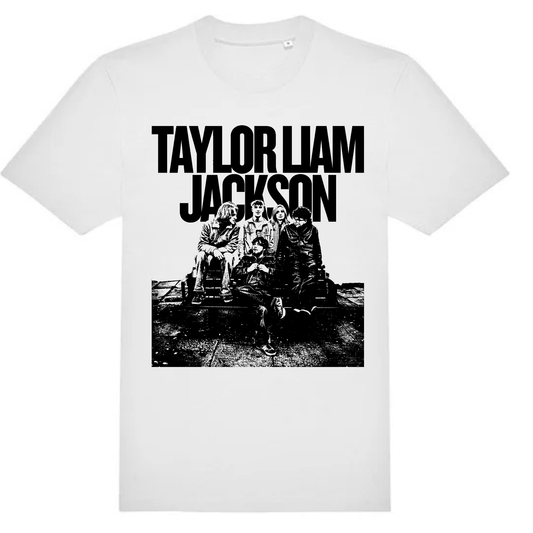 Taylor Liam Jackson Band T-Shirt (BLACK AND WHITE EDITION)