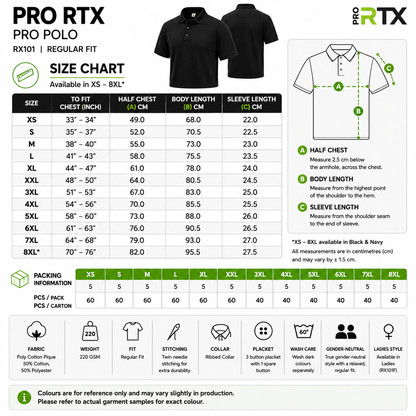 Custom Pro Polo (RX101) (220 GSM)