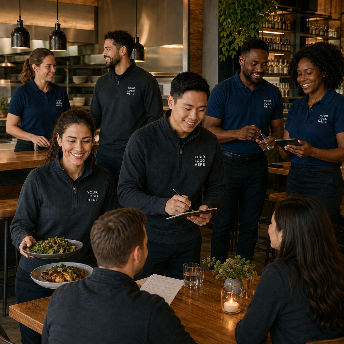 New Business Uniform — 2 Polos & 1 Quarter-Zip (Team of 3)