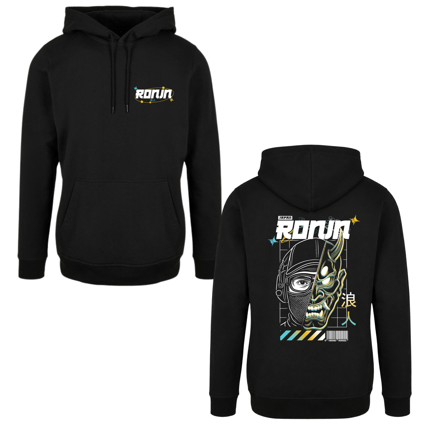 Kurogane Syndicate Ronin Mask Hoodie