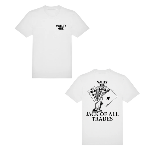 Valley One – Jack of All Trades T-Shirt (WHITE EDITION)