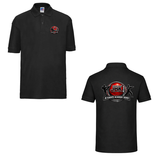 JB Karate Academy Derby Polo Shirt (BLACK EDITION)