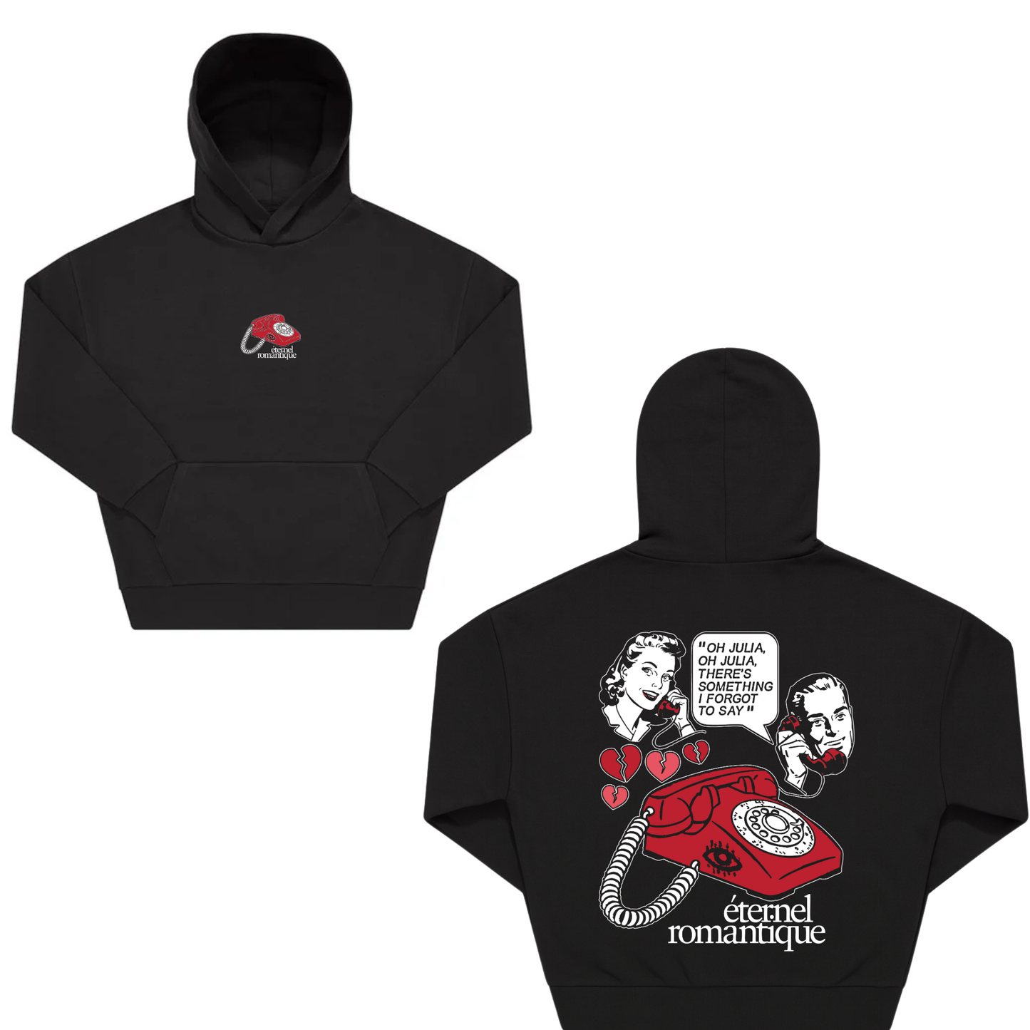 The Public Eye – Éternel Romantique Hoodie (Black Edition)